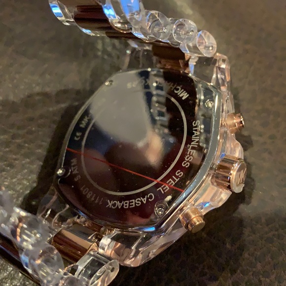 NIB MICHAEL KORS BRADSHAW 2 TONE ROSE GOLD MK5905 New in original box - Picture 3 of 7